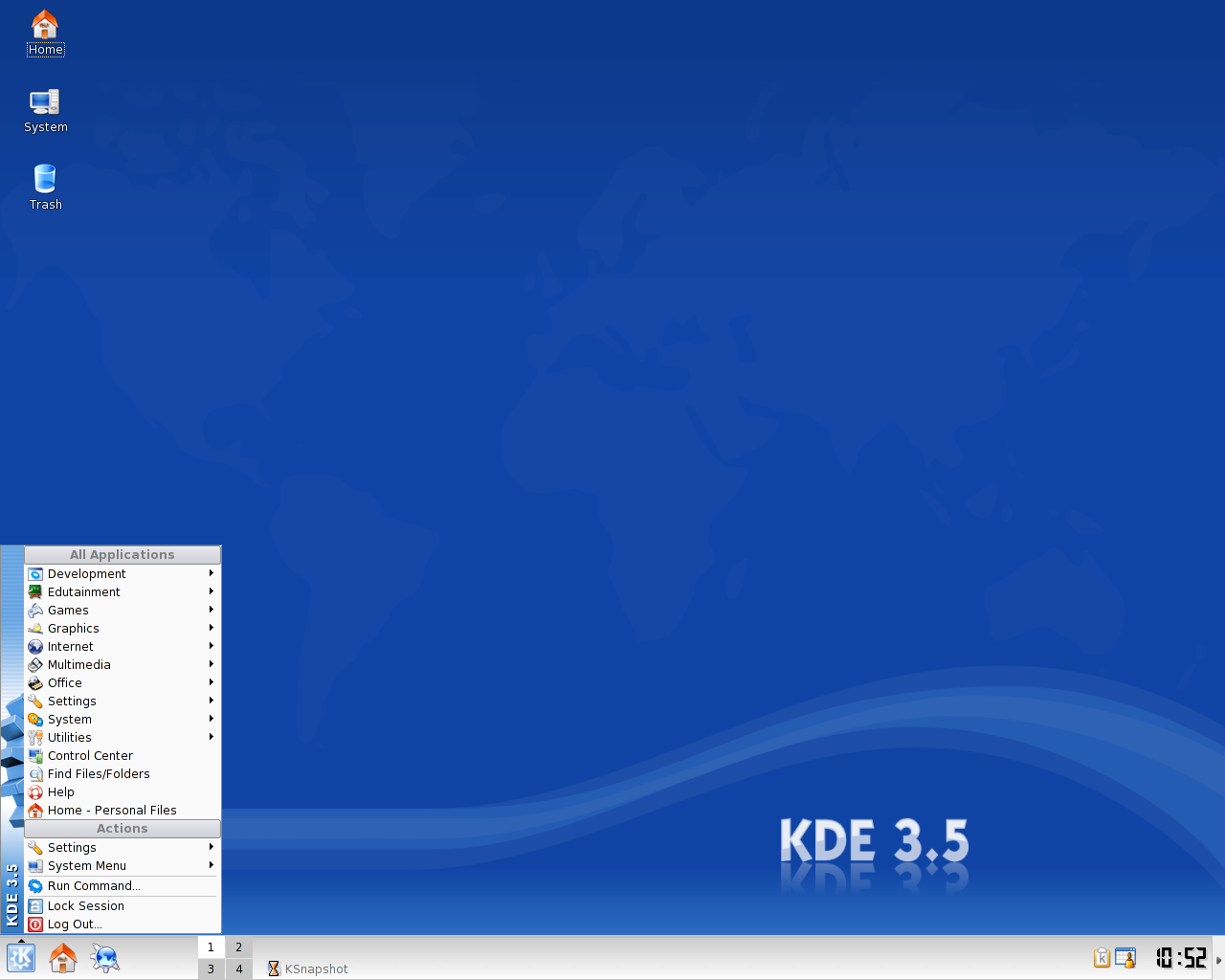 KDE 3.5 Start Menu