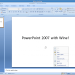 Office 2007 con Wine 1.1.32