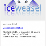 Iceweasel, el Firefox de Debian, sigue mejorando