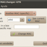 Ponte la MAC que quieras con MACchanger-GTK