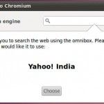 Chromium te da a elegir tu buscador