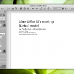 Interesantes maquetas -no oficiales- propuestas para LibreOffice