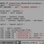 Blender 2.57 Python 150x150 Blender 2.57, la primera versión estable de la serie 2.5