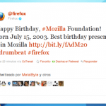 ¡Feliz cumpleaños a la Fundación Mozilla!