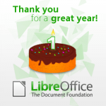 LibreOffice cumple su primer año de vida y llega a los 25 millones de usuarios