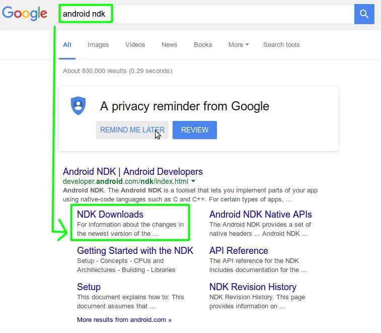 10 Descargar Android NDK desde Google