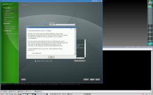 openSUSE 11 beta corriendo en una VM KVM dentro de openSUS 10.3