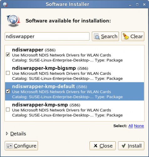 imgsled-ndiswrapper-zen-installer