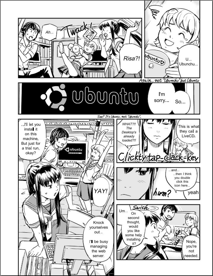 difícil de complacer minusválido Sesión plenaria Ubunchu!, un cómic manga sobre Ubuntu - MuyLinux