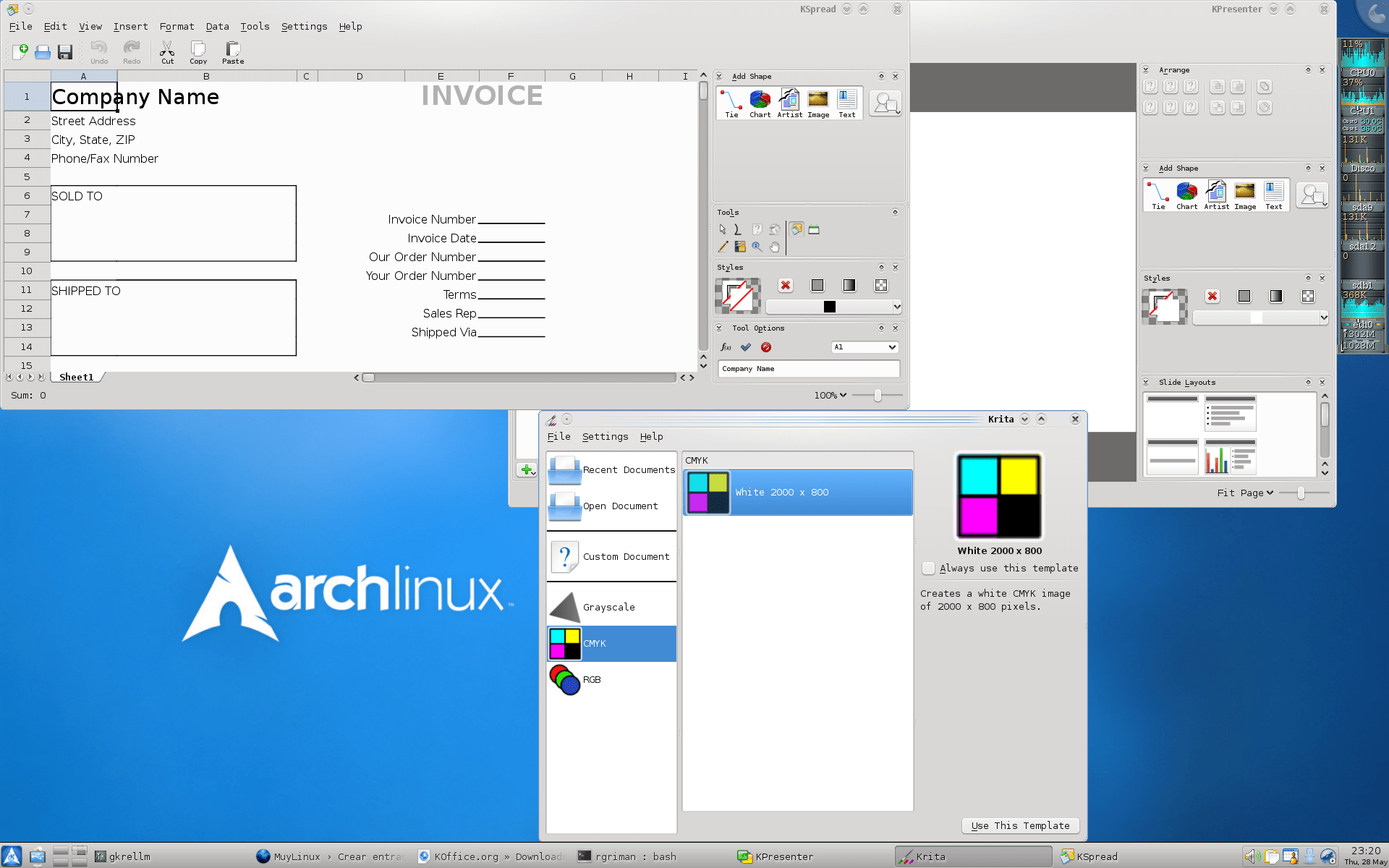 Koffice 2 Ve La Luz Muylinux