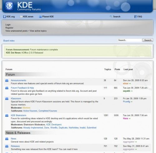 Foros KDE 1
