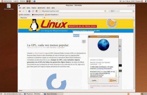 Firefox 3.5 en Ubuntu 2
