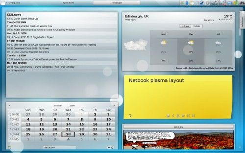 Kubuntu Netbook Edition 9.10