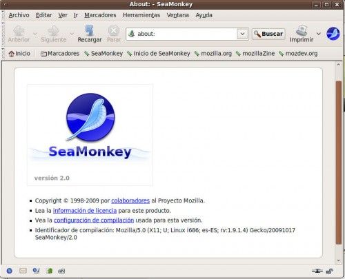 SeaMonkey 2.0 1