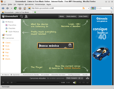 Firefox-Grooveshark