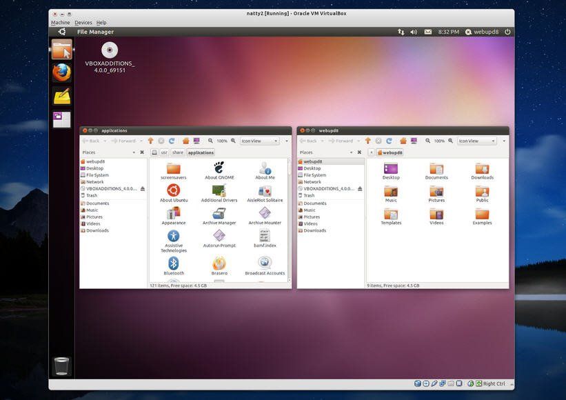 ubuntu for vbox
