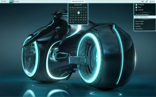 Tron-Legacy-GNOME-Shell-2