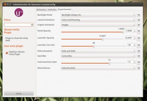 Ubuntu 11.10 - Compiz Unity