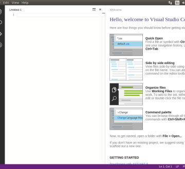 Visual Studio Code sobre Ubuntu 15.04 sobre VirtualBox