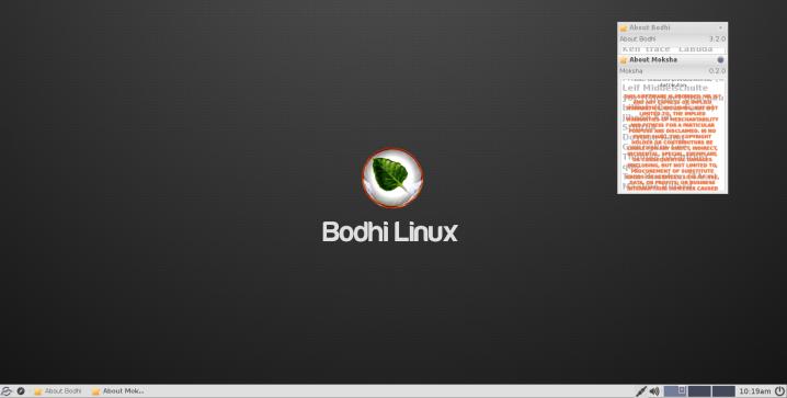 Bodhi Linux 3.2.0