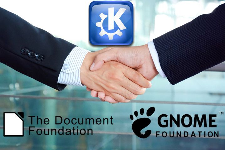 The Document Foundation estrecha lazos con KDE y GNOME