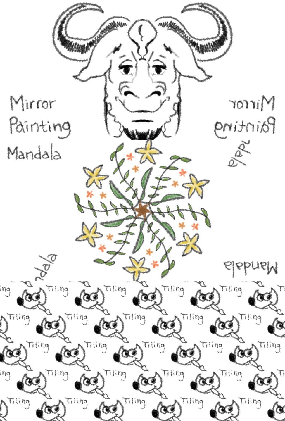 Simetría en GIMP 2.9.4