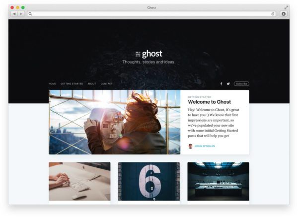 El sistema de 'blogging' Open Source Ghost lanza su primera versión ...