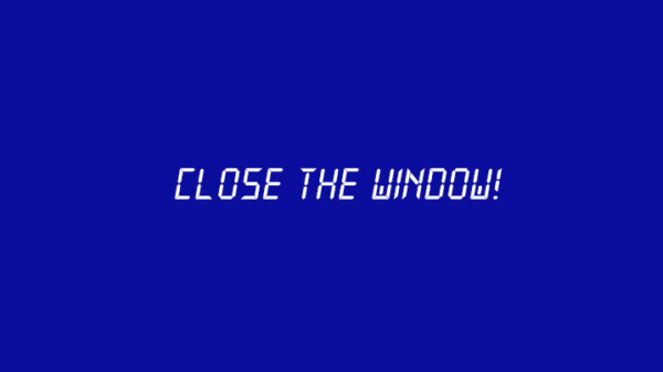 close the window
