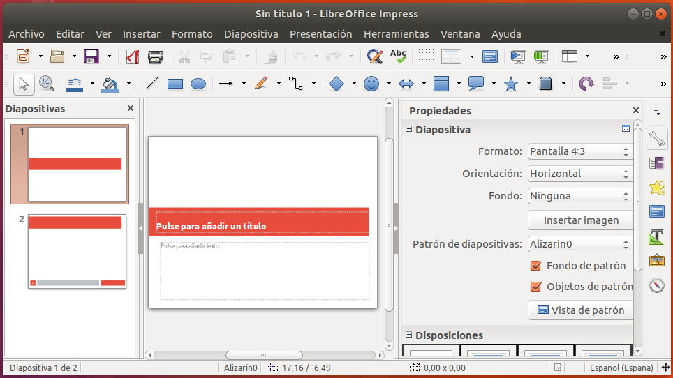 LibreOffice 6 Impress