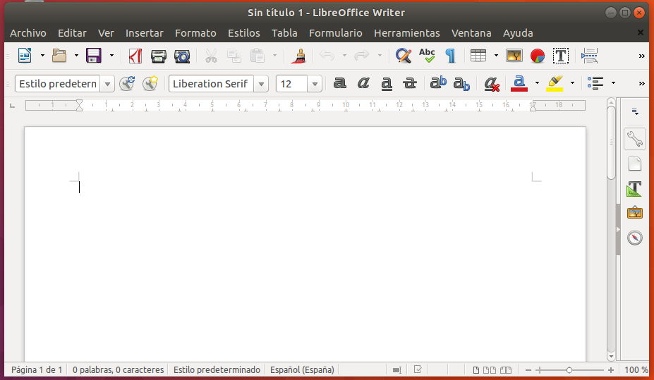 LibreOffice 6 Writer
