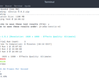 Resultados obtenidos desde consola