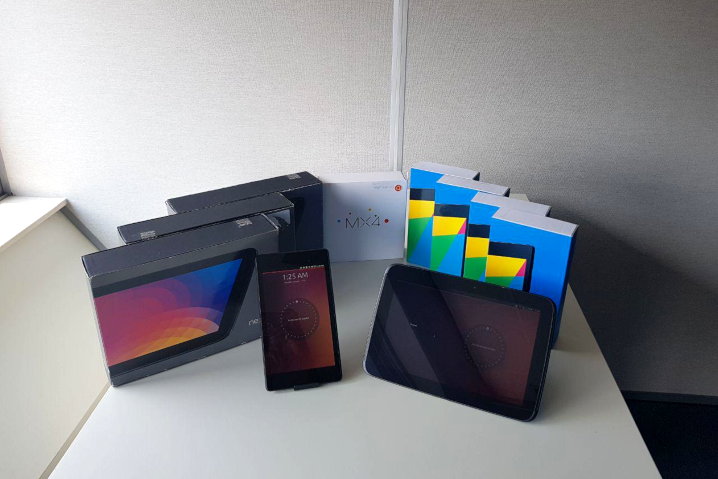 Nexus 7, Nexus 10 y Meizu MX4 donados a UBPorts