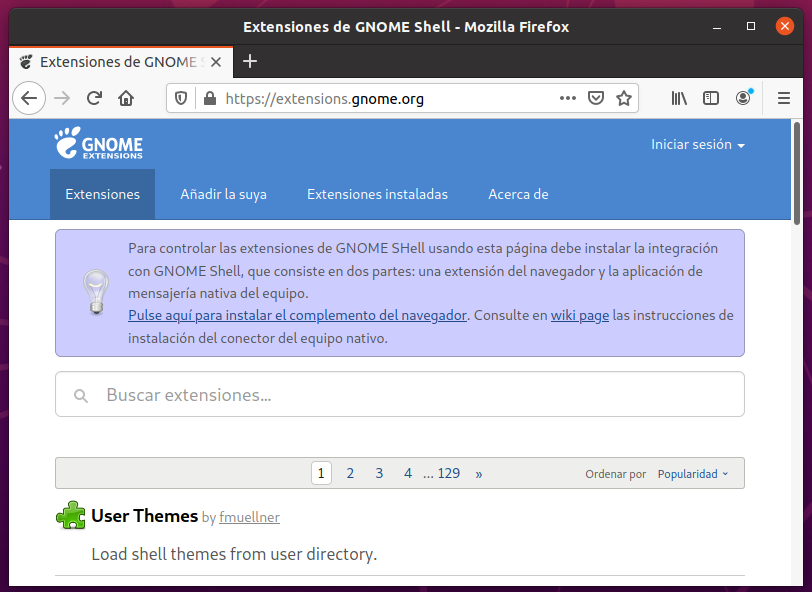 Cómo instalar extensiones de GNOME en Ubuntu