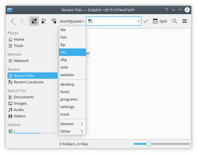 KDE Applications 20.12: Dolphin