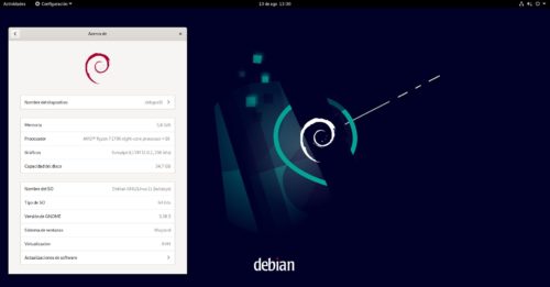 Debian 11 Bullseye con GNOME