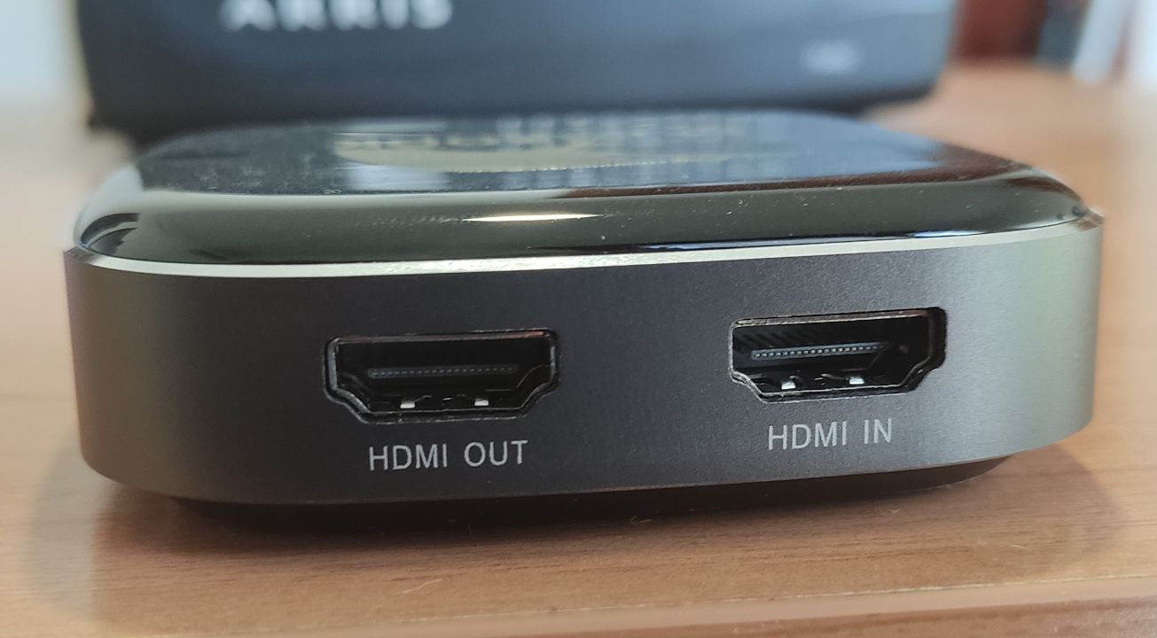 Puertos HDMI de la capturadora 4K de Slimbook