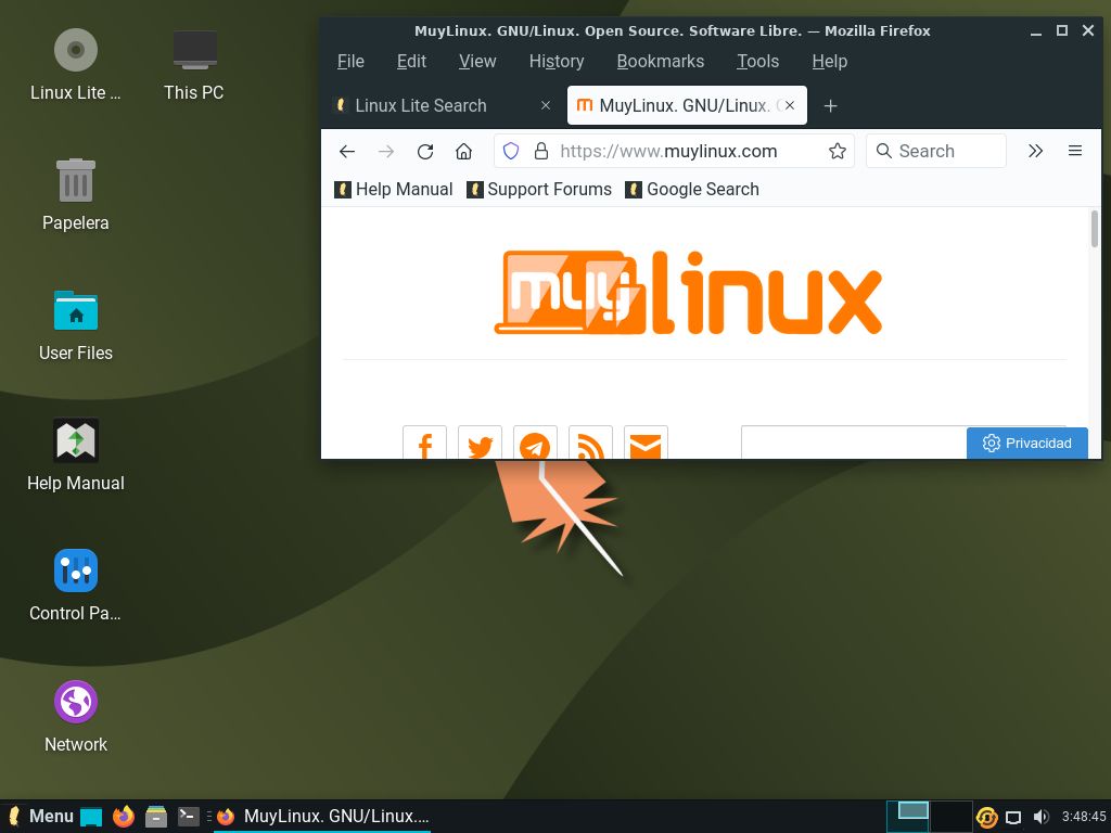 Linux Lite 5.8