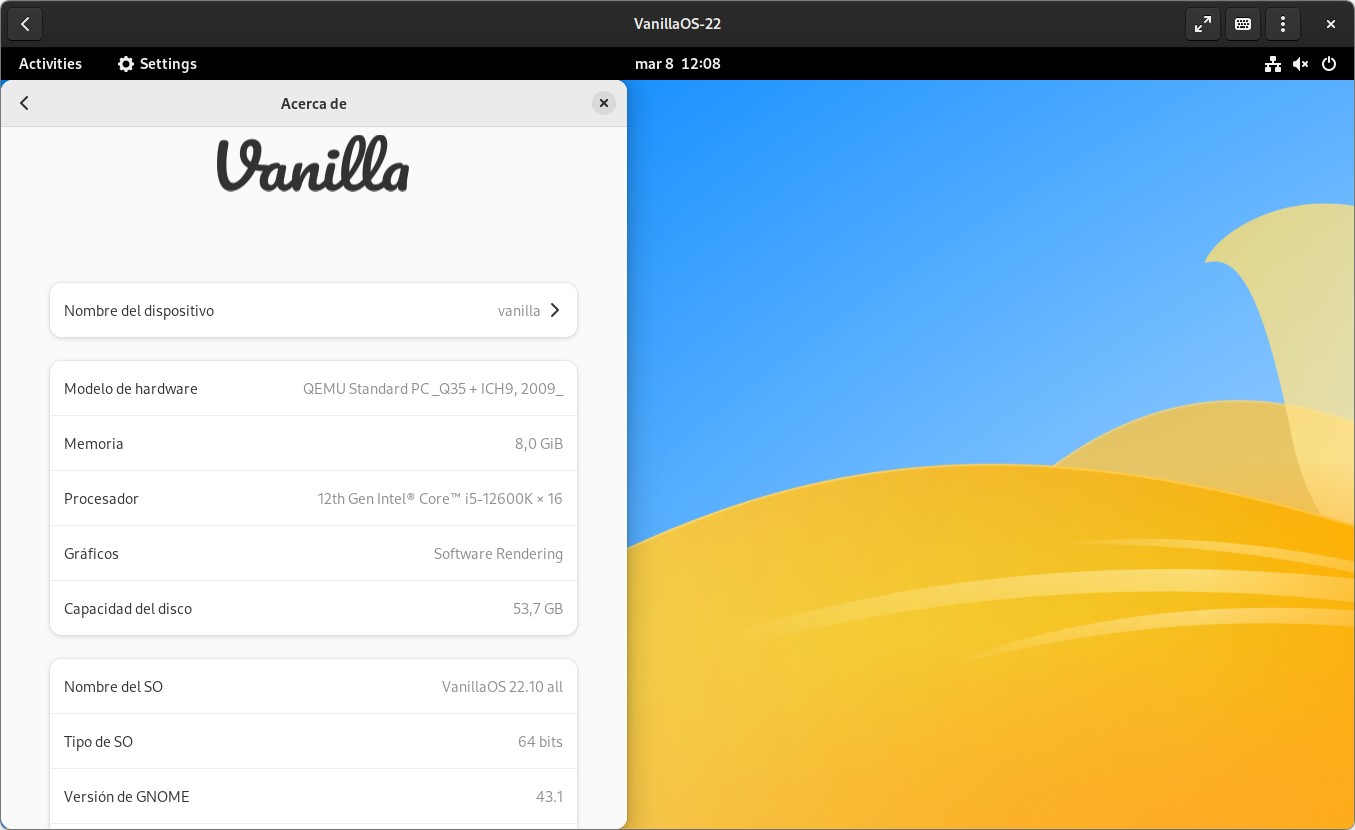 Vanilla OS basado en Ubuntu