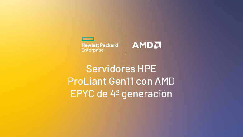 HPE ProLiant Gen11 con AMD EPYC 9004