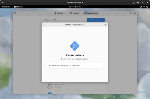 Mitigación implementada en 'tracker-miners' para evitar la explotación de la vulnerabilidad que afecta a GNOME