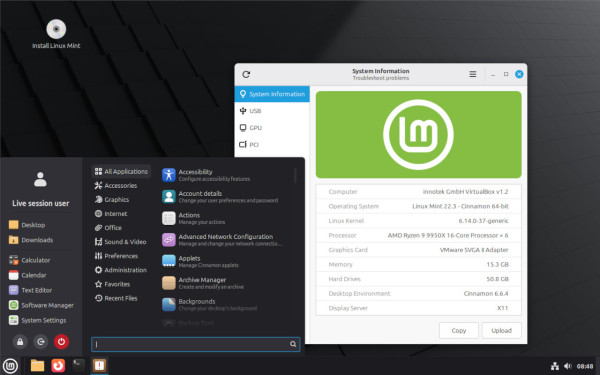 Linux Mint 22.3: novedades y descarga