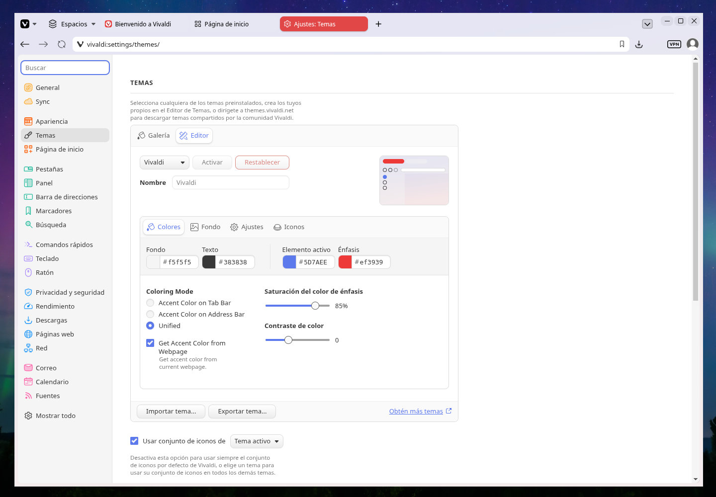 Vivaldi 8.0