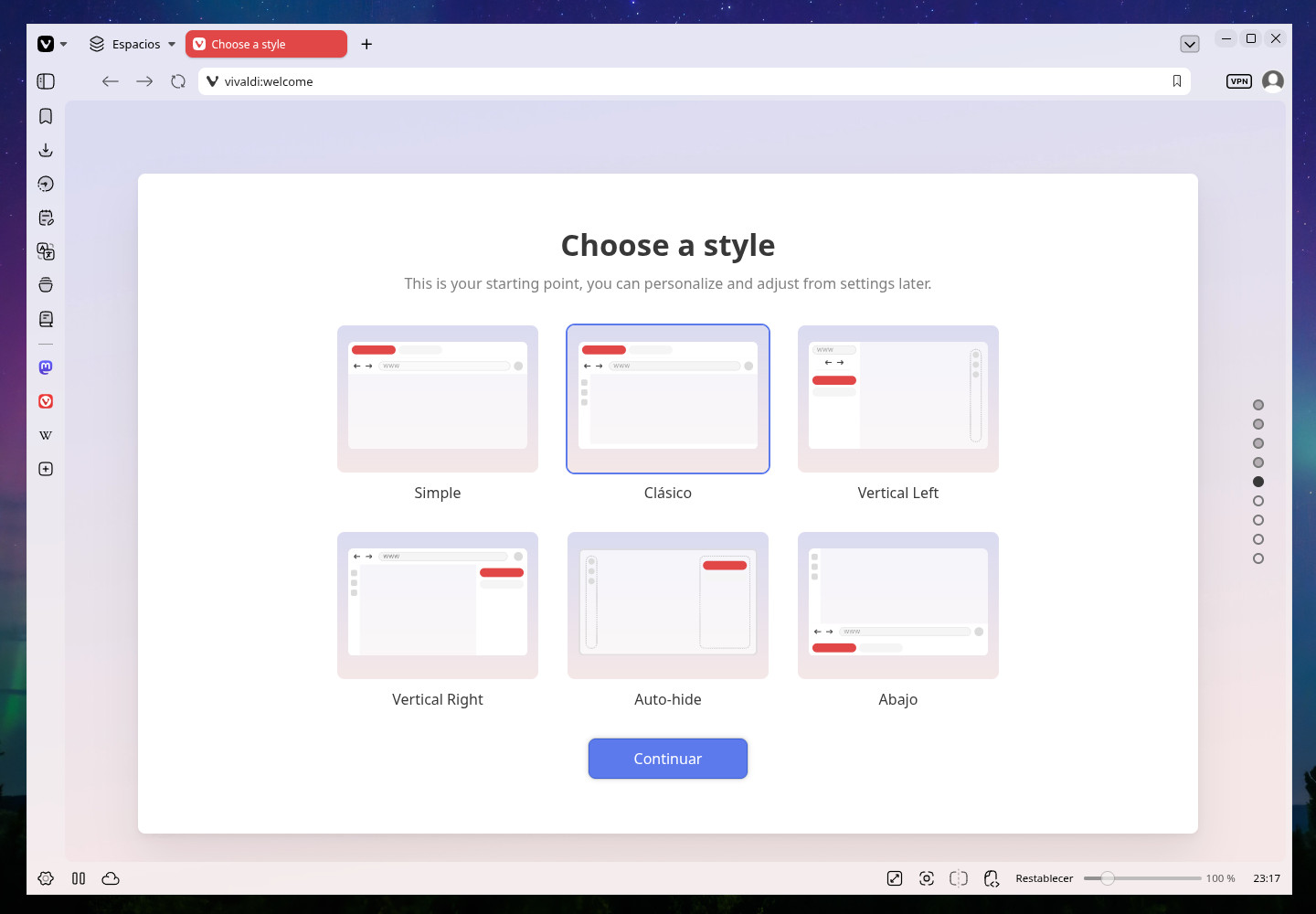 Vivaldi 8.0