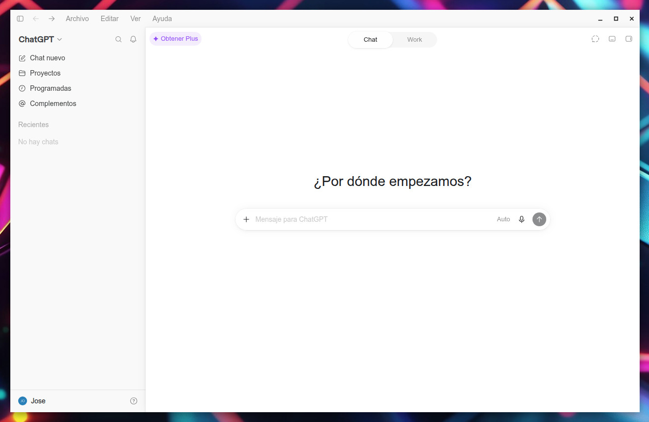 ChatGPT para Linux