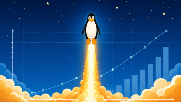 Linux alcanza el 8,88% de cuota de mercado en PC... y el misterio continúa