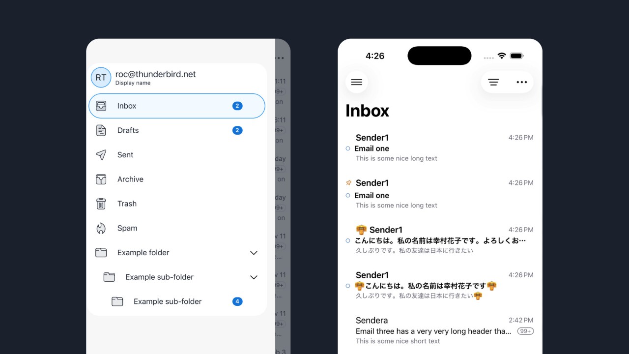 Thunderbird para iOS