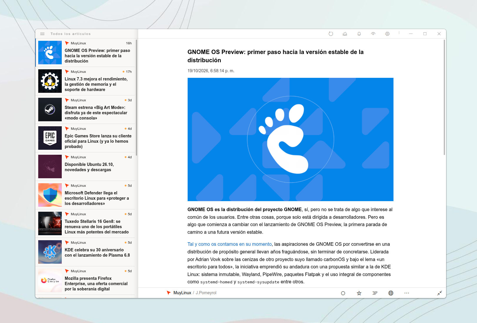 Los mejores lectores de noticias RSS para Linux
