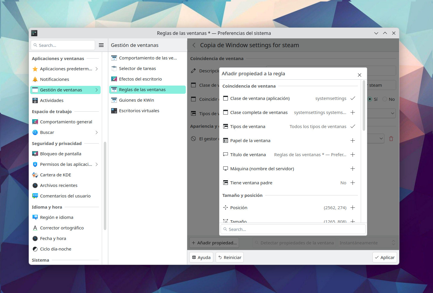 KDE Plasma: esquinas redondeadas, contornos y sombras